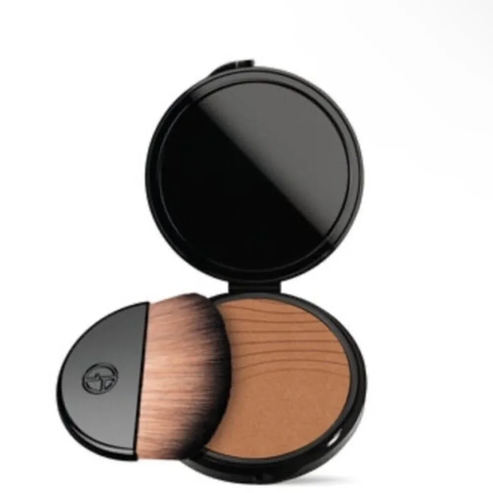 Giorgio Armani Glow Fusion Powder #9 Refill with Brush